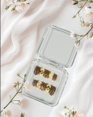 Brown & Beige Animal Print Press-On Nails – Wild Chic Style