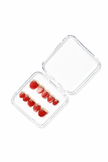 Crimson Pearl Royale Press-on nail