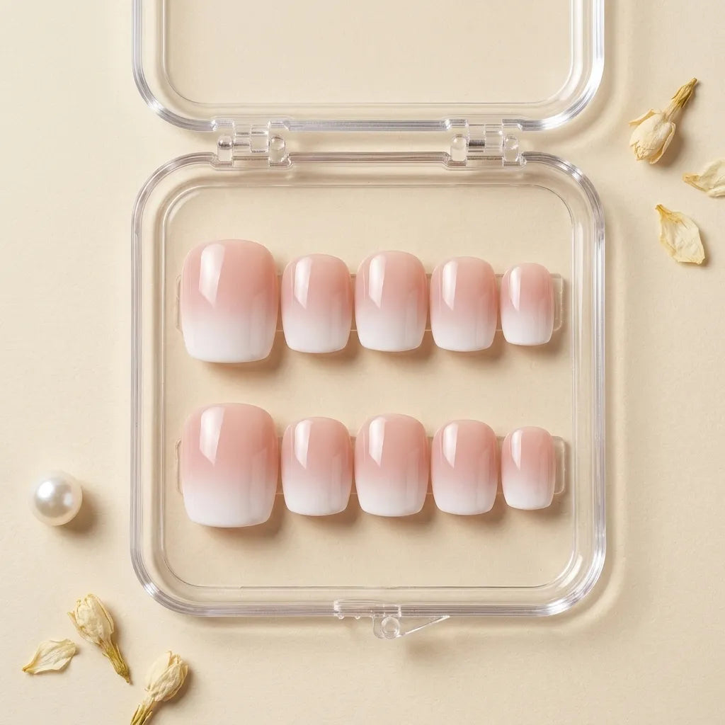 Glazed Cloud - 20 Toe Nails