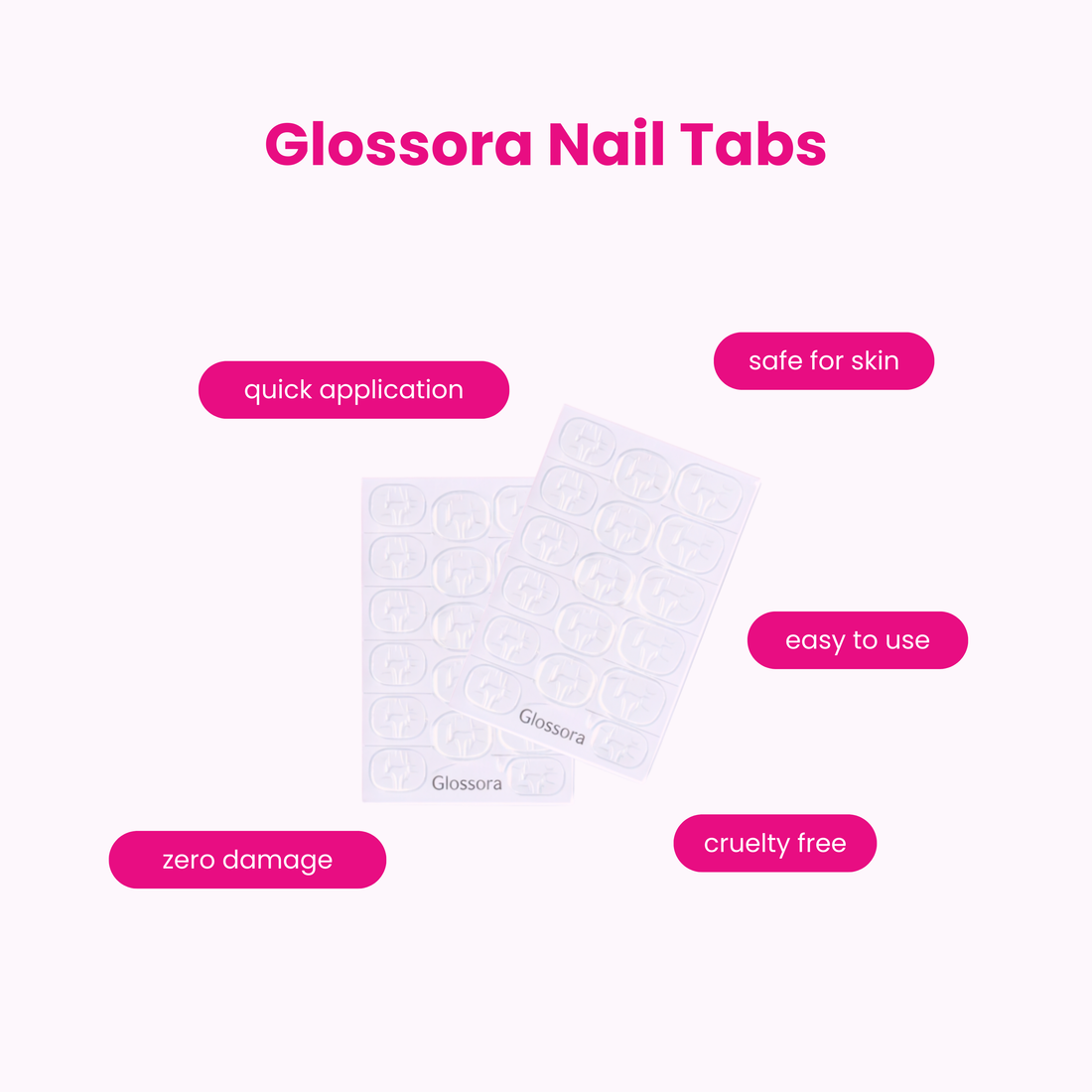 Strong Adhesive Nail Tabs (Pack of 2)