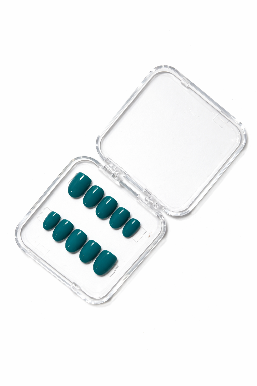 Emerald Teal press-on nail set 💚✨