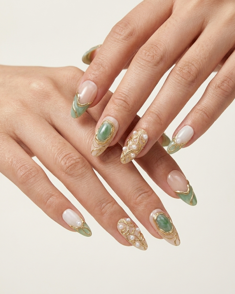 Jade with Gold Empress