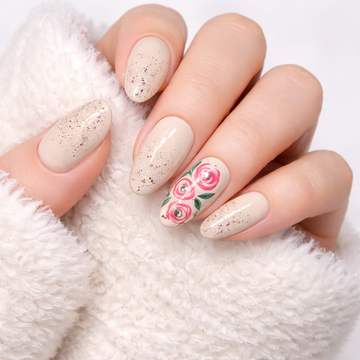 Blush Garden Grace press-on nail