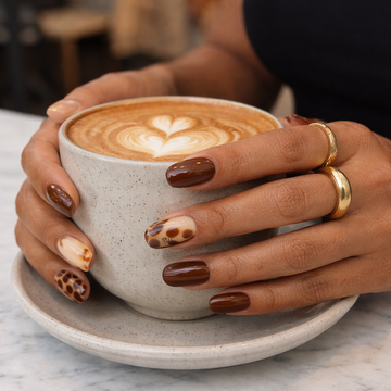 Brown & Beige Animal Print Press-On Nails – Wild Chic Style