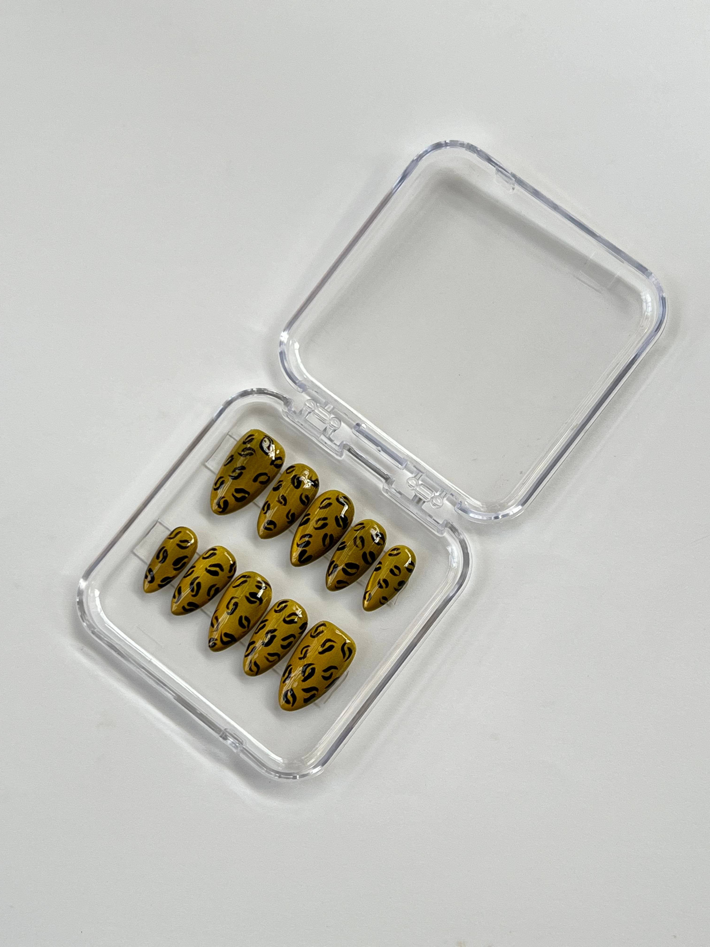 Chic Blush, Art Red & Leopard Press-On Nail Combo Set (3 Styles)