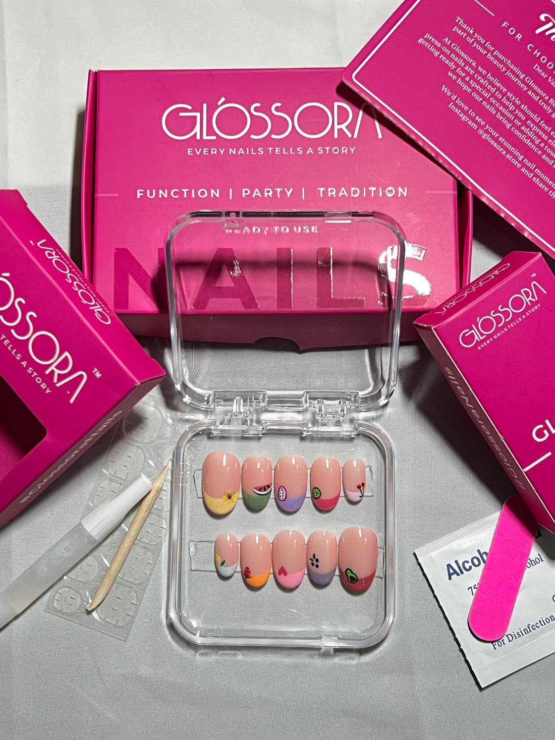 Fruity Pastel Bliss Nails