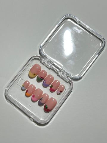 Fruity Pastel Bliss Nails