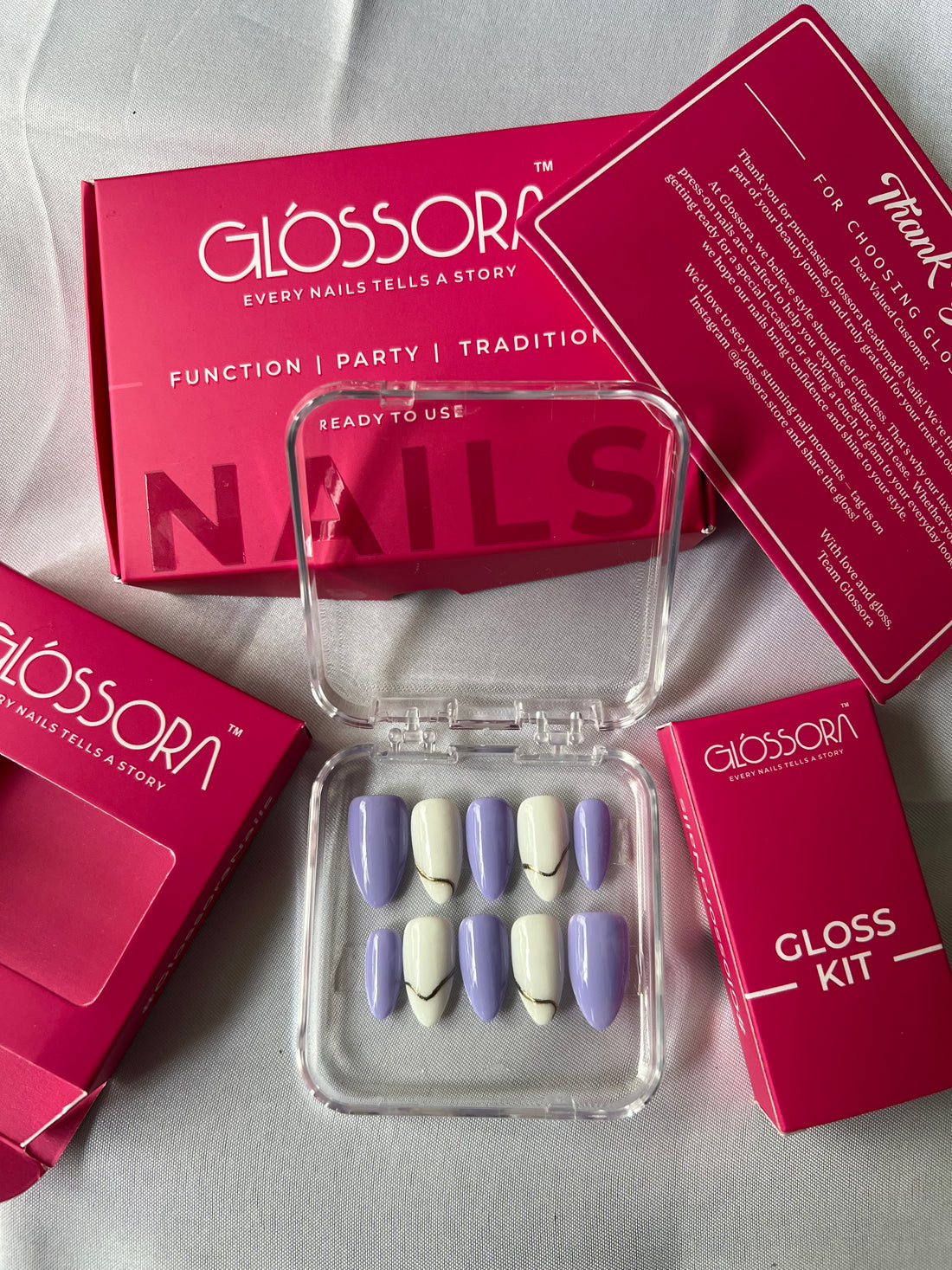 Wine Elegance Press-On Nails – Burgundy & Nude French Set