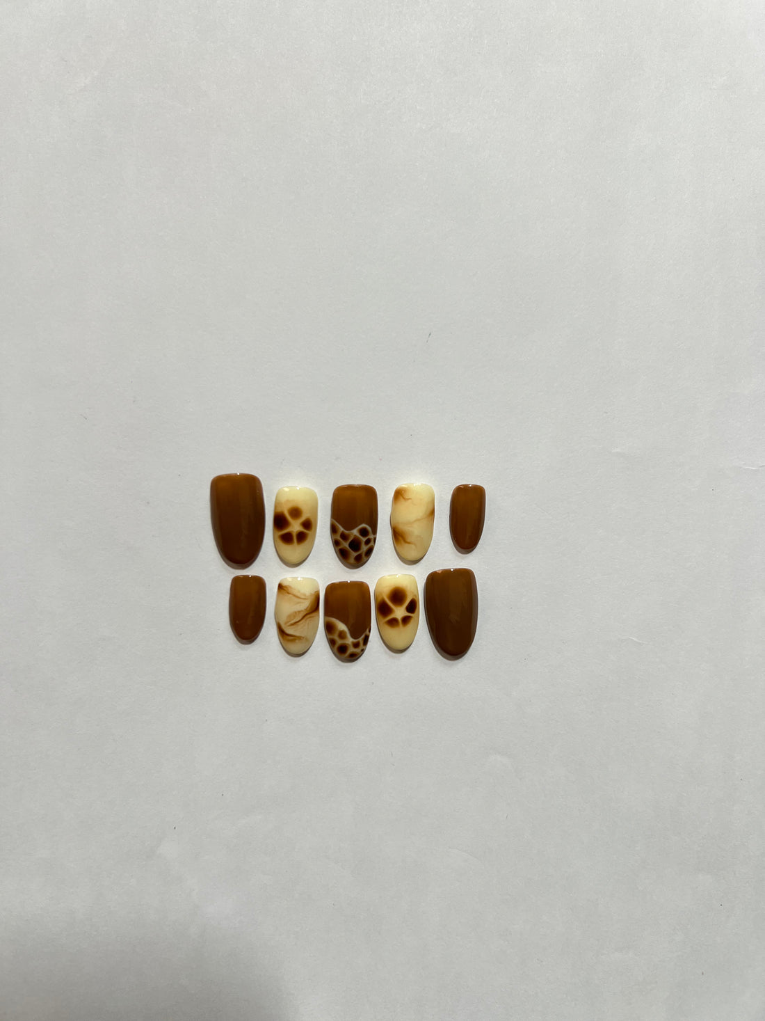 Brown & Beige Animal Print Press-On Nails – Wild Chic Style