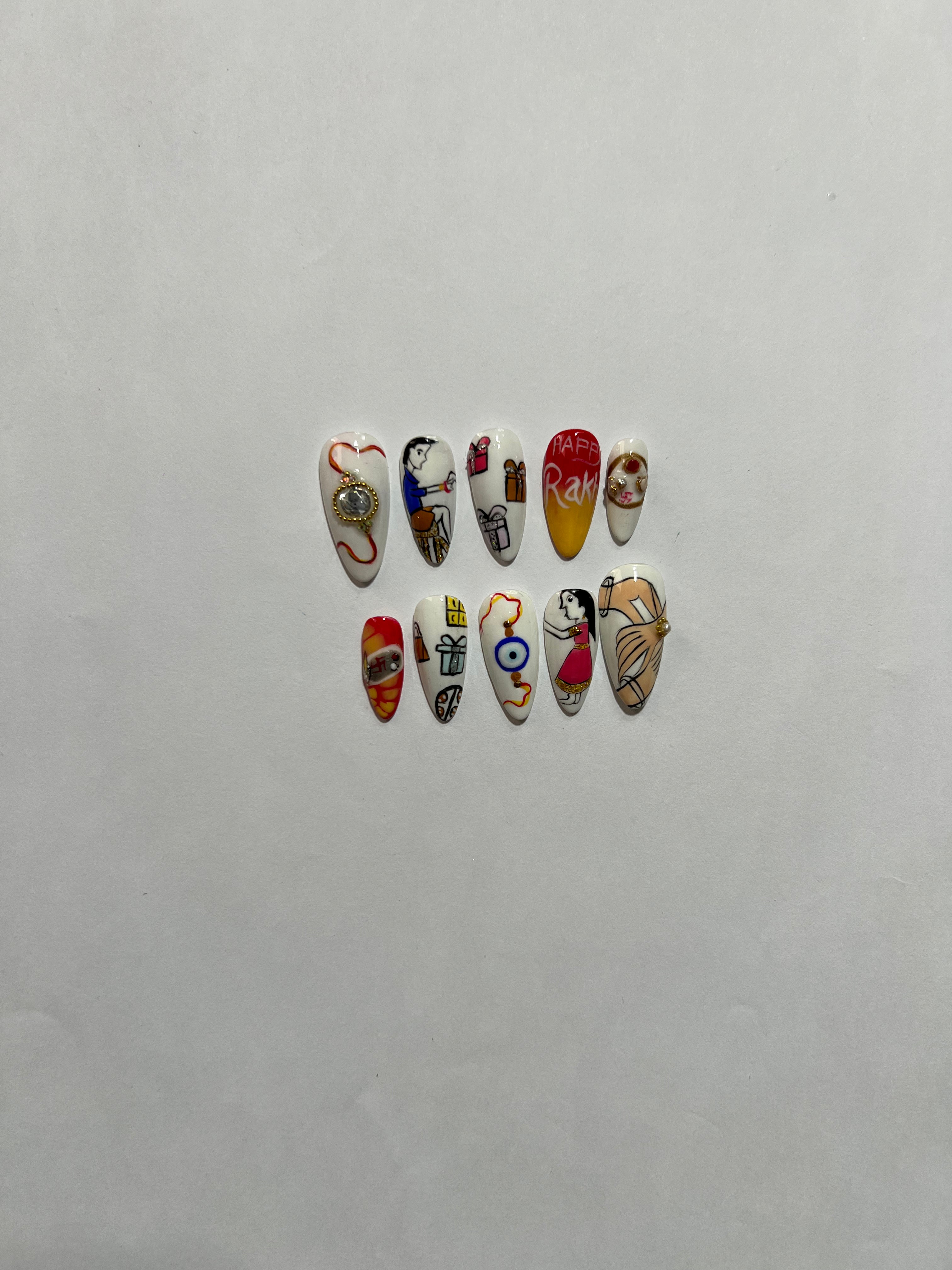 Raksha Bandhan Special Nail Set