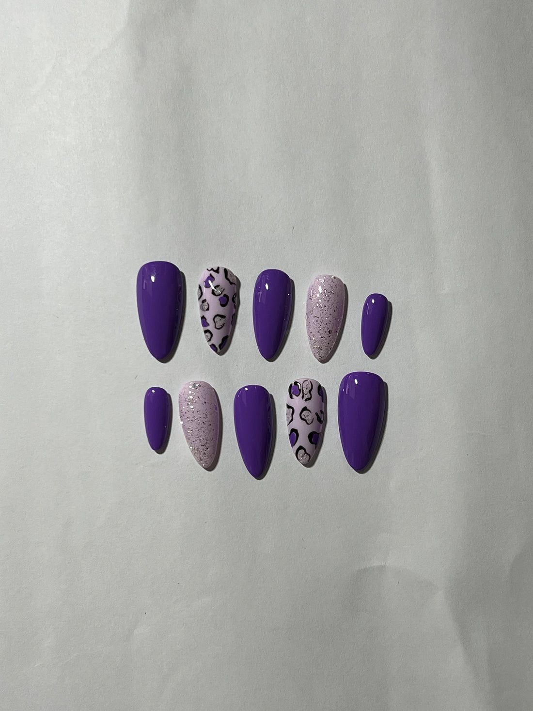 Purple Panther Press-On Nails
