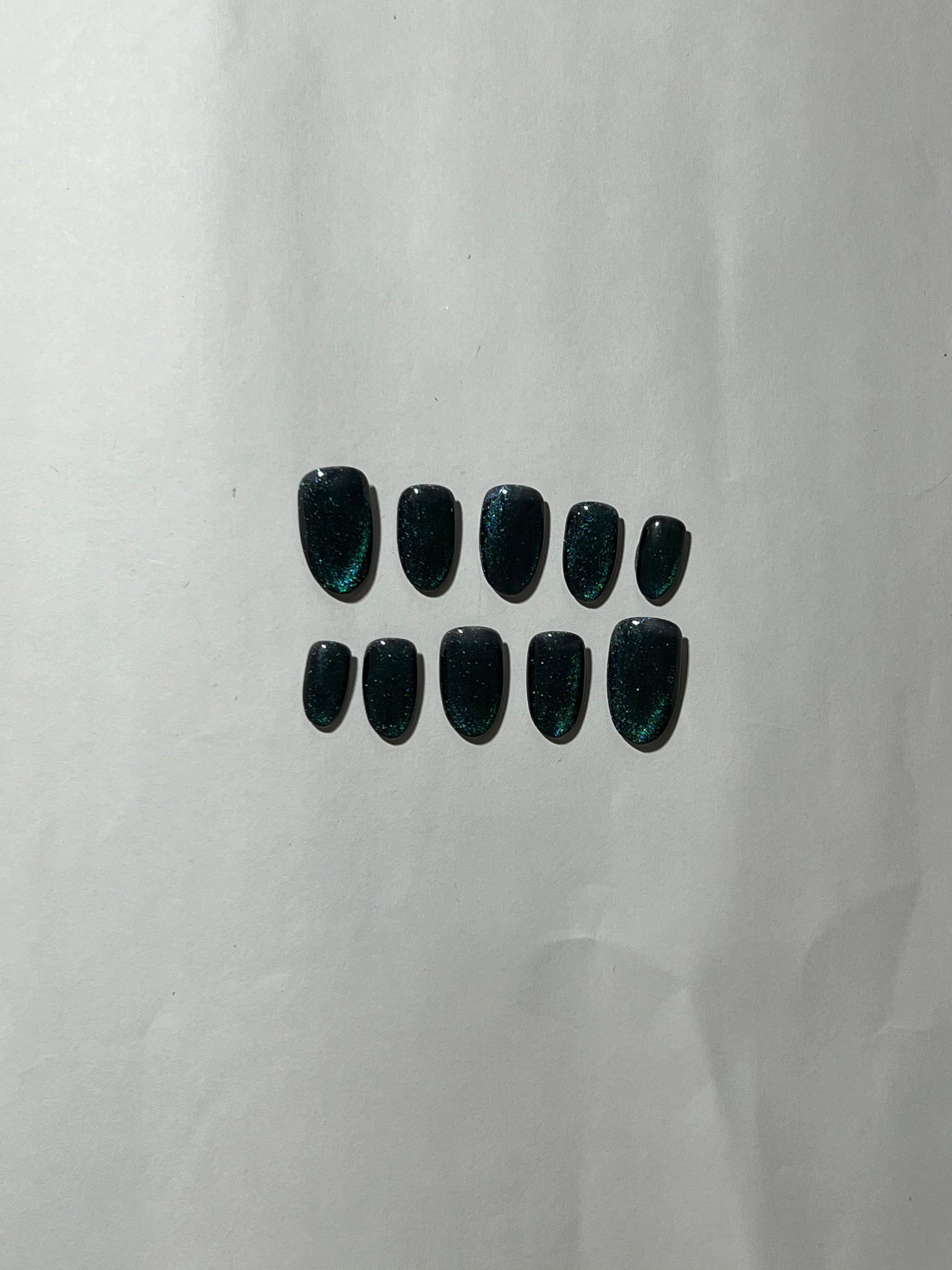 Midnight Aurora Press-On Nails