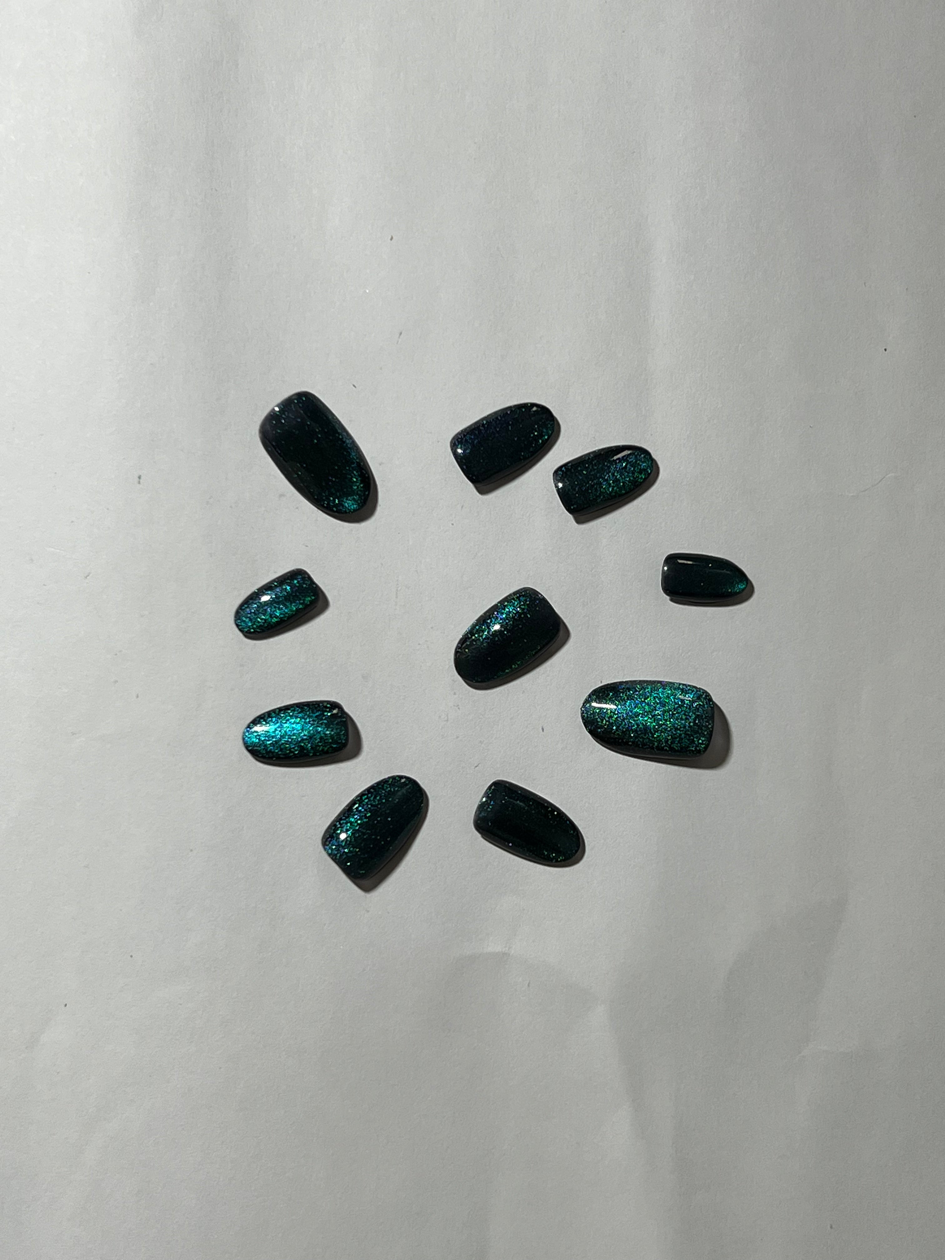 Midnight Aurora Press-On Nails