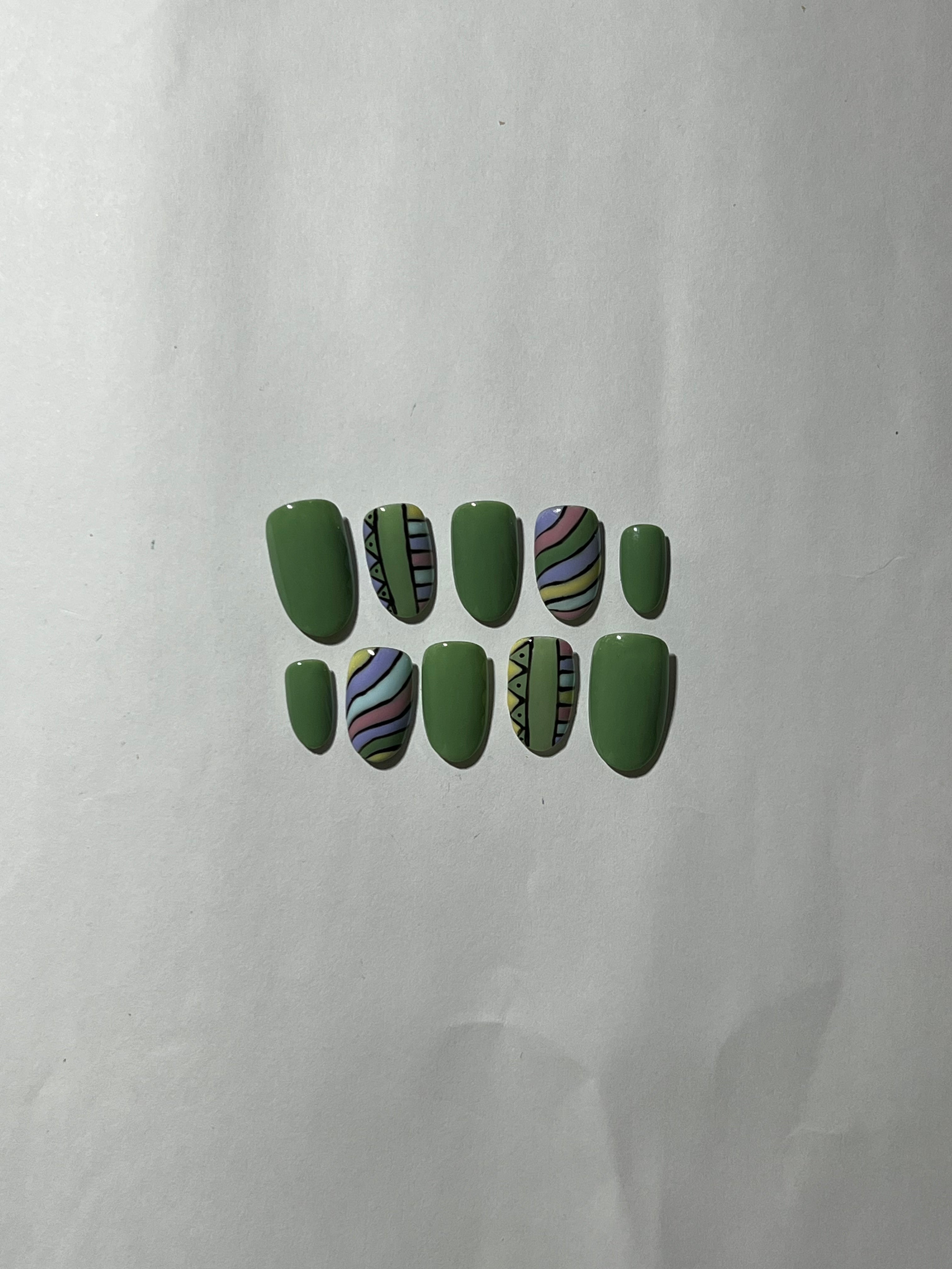 Tropical Vibes Press-On Nails