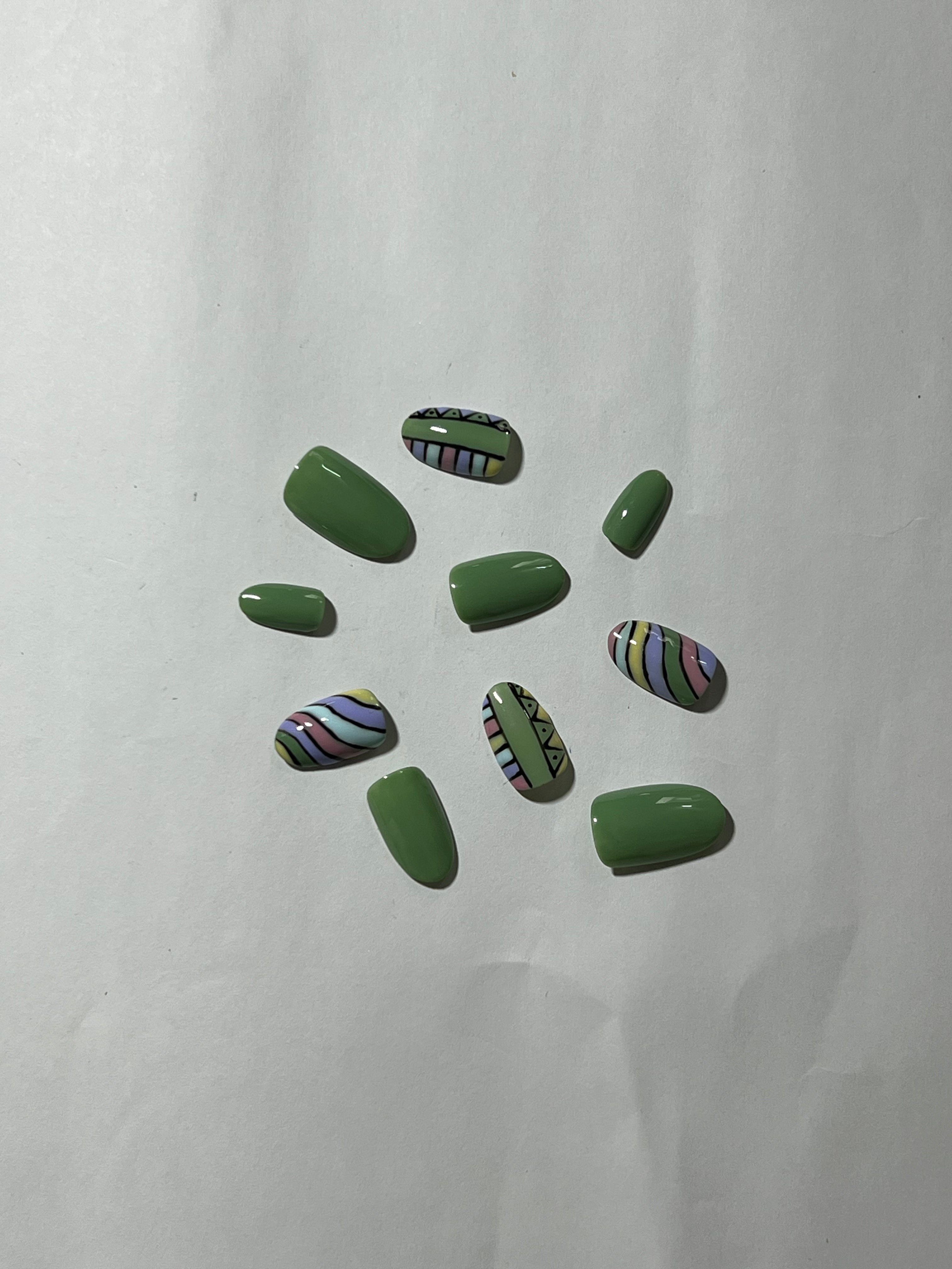 Tropical Vibes Press-On Nails