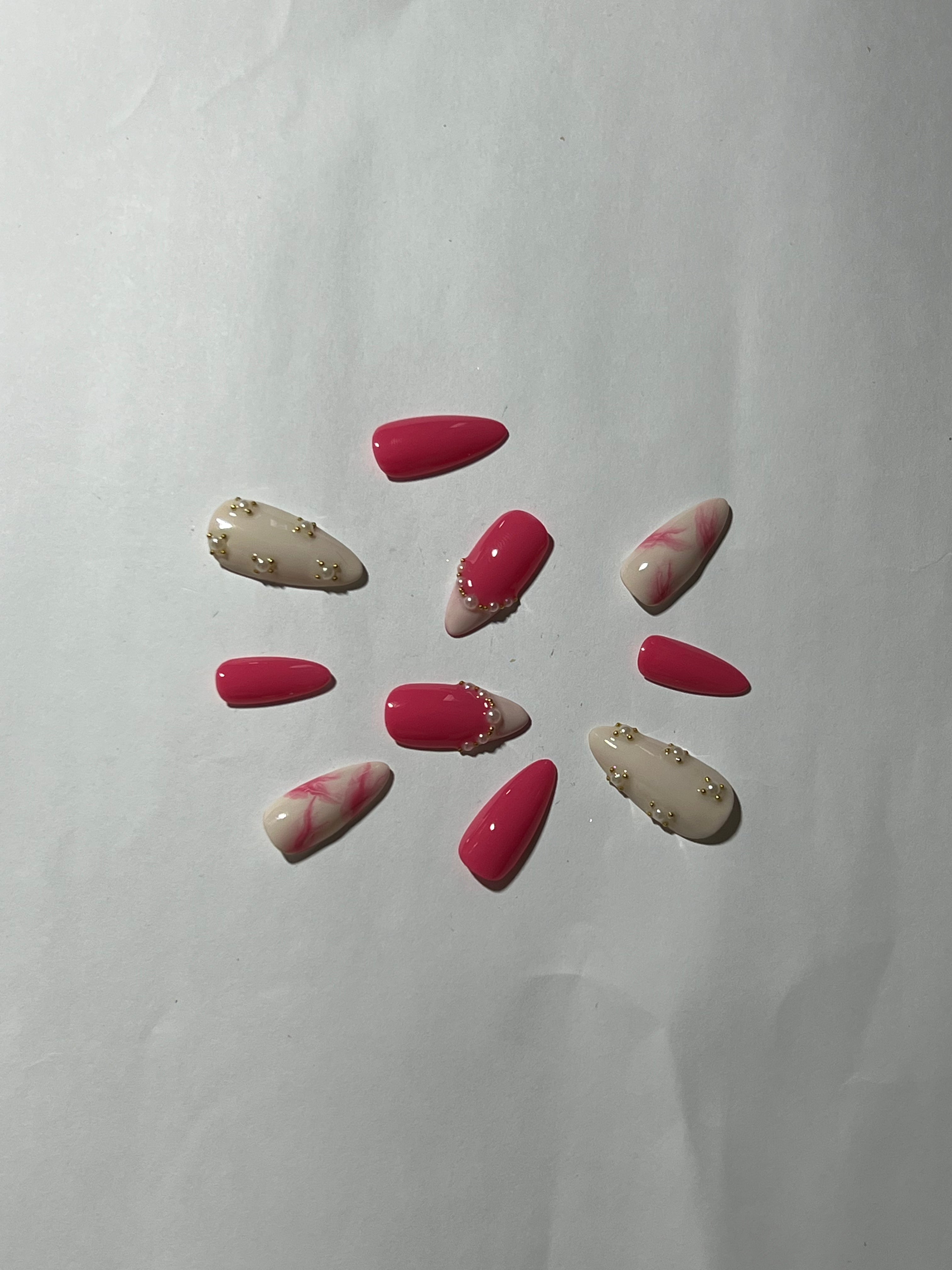 Pink Blossom Press-On Nails