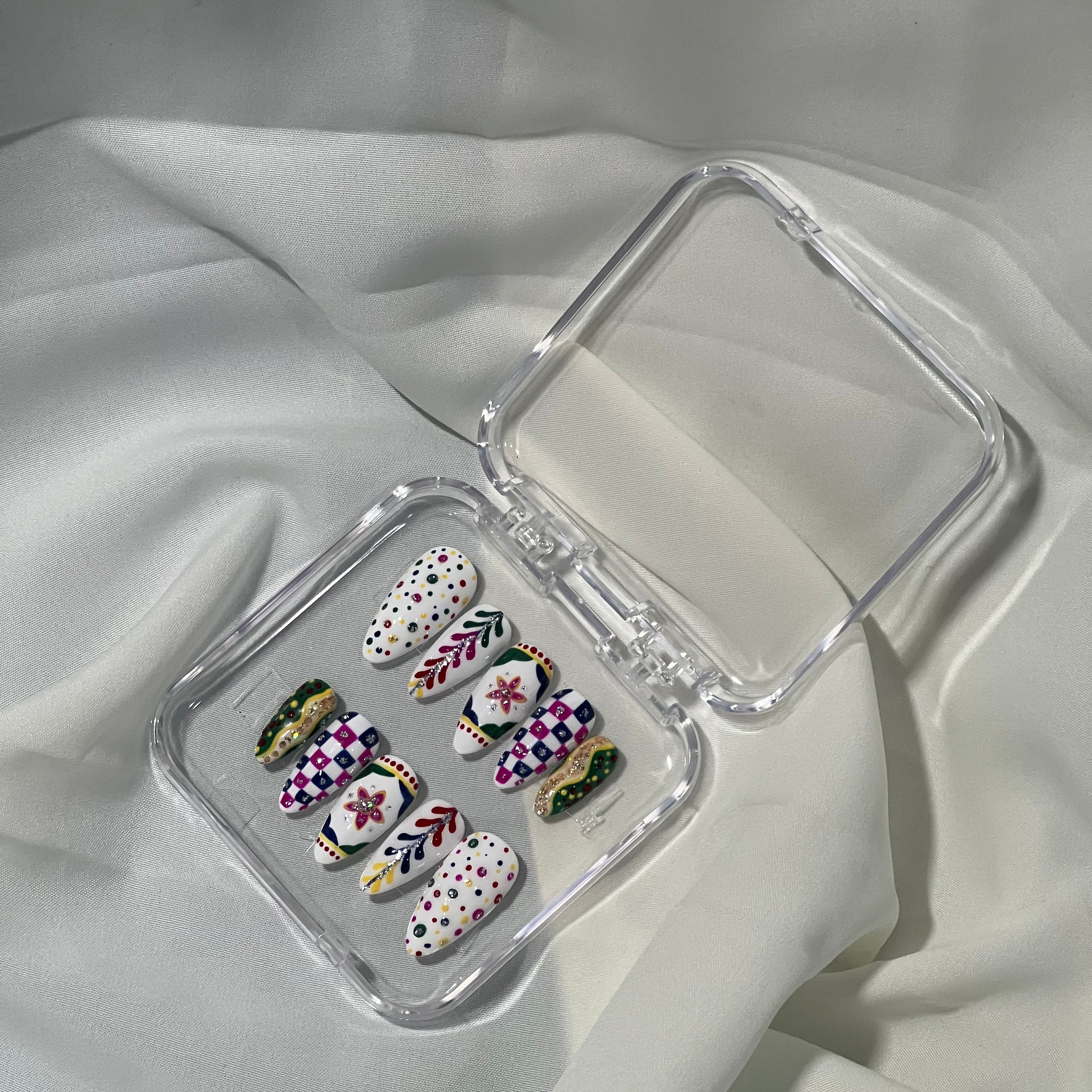 Carnival Fiesta Press-On Nails