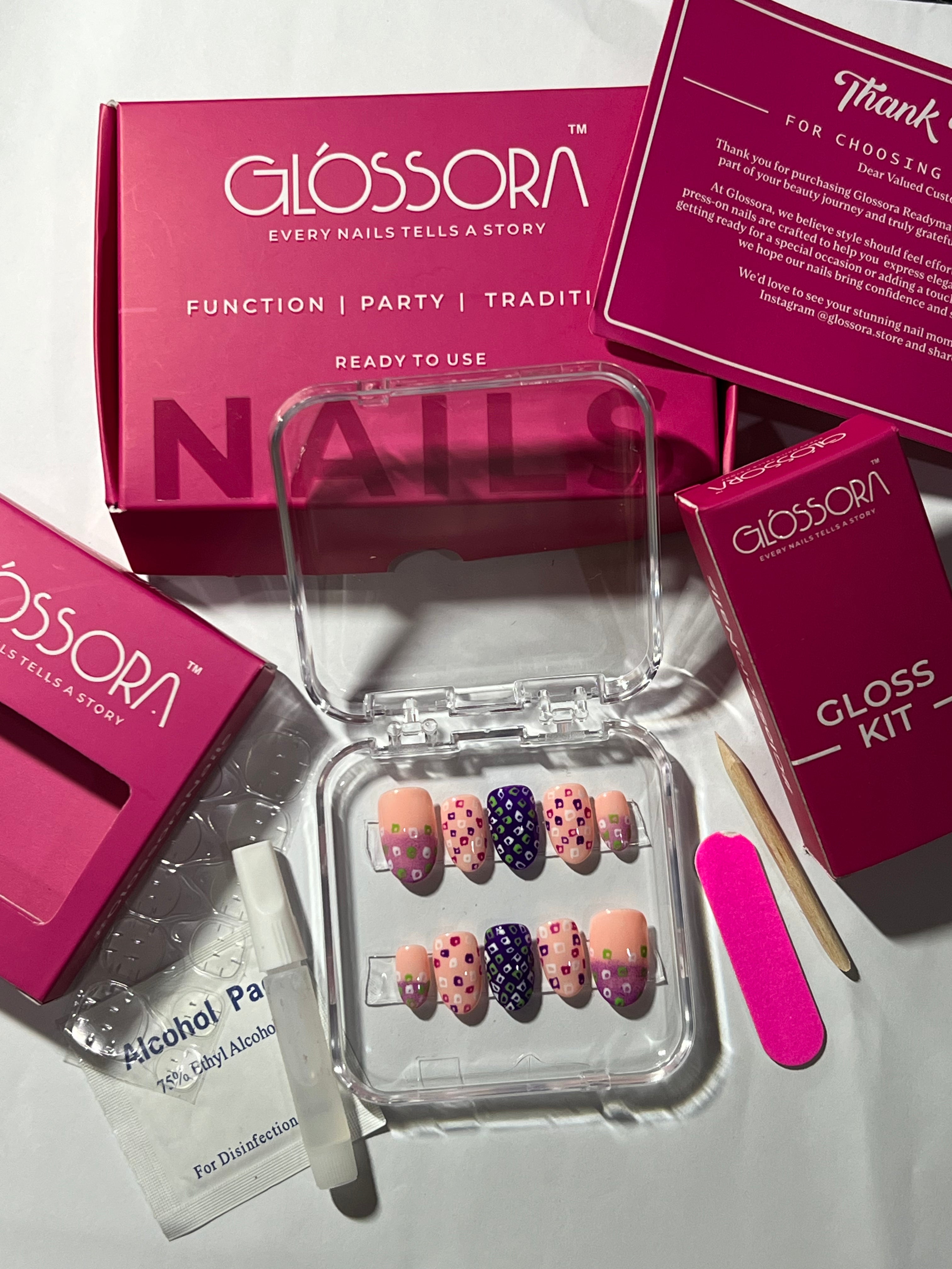 Pixel Pop Press-On Nails