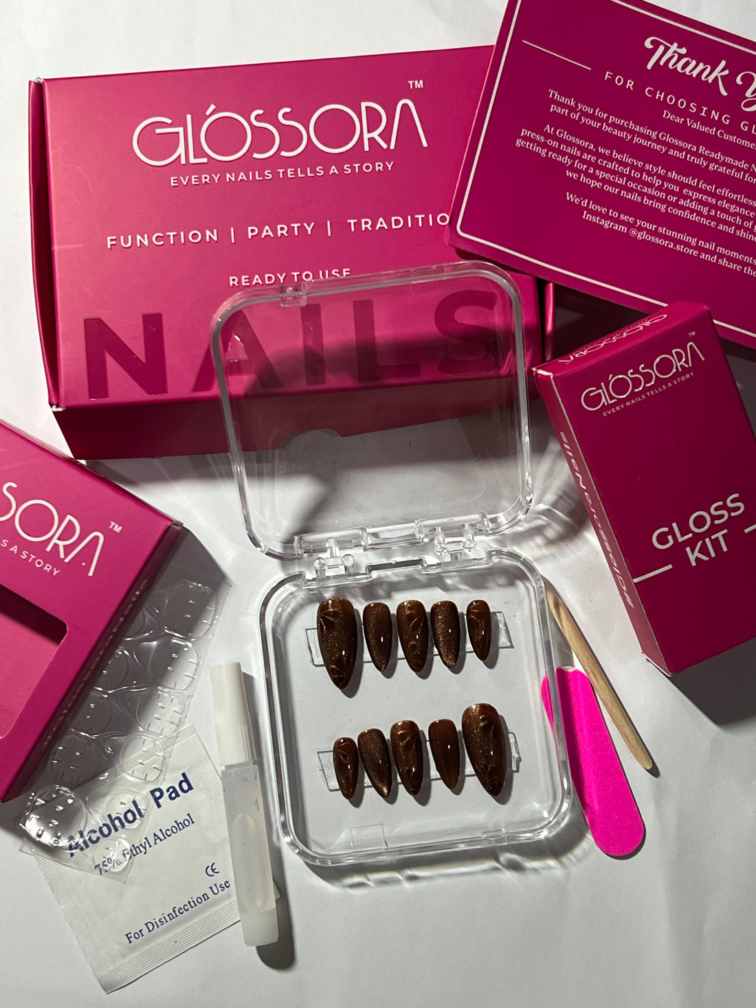 Copper Luxe Press-On Nails