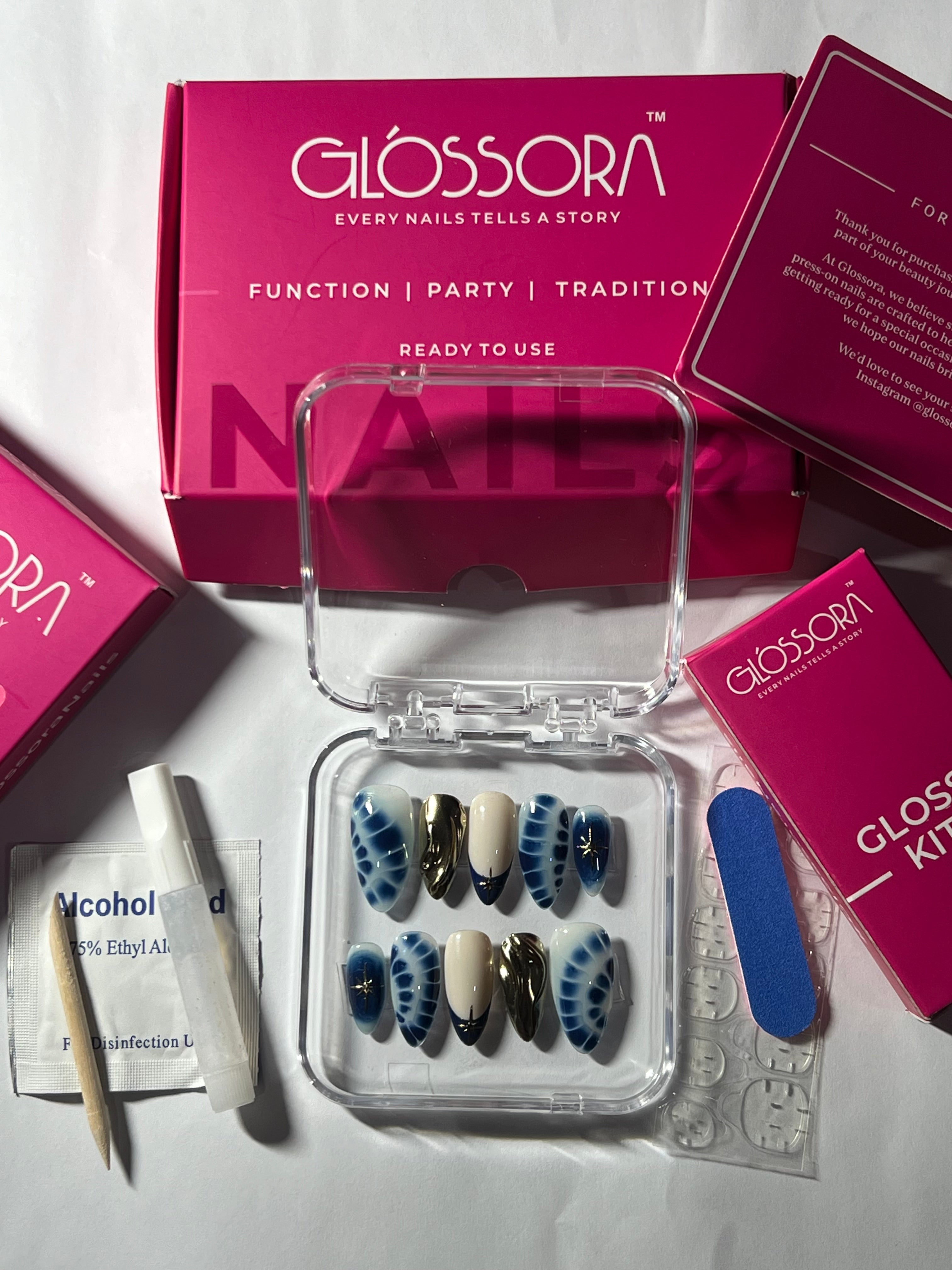 Midnight Frost Luxe Nails